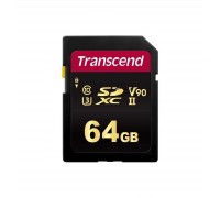 Карта пам'яті Transcend 64GB SDXC class 10 UHS-II U3 V90 MLC (TS64GSDC700S)