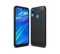 Чохол до мобільного телефона Laudtec для Huawei Y7 2019 Carbon Fiber (Black) (LT-HY72019B)