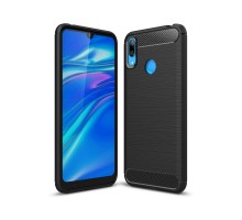 Чохол до мобільного телефона Laudtec для Huawei Y7 2019 Carbon Fiber (Black) (LT-HY72019B)