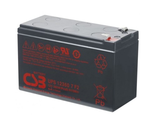 Батарея до ДБЖ CSB UPS12360, 12В 7 Аг (UPS12360)