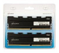 Модуль пам'яті для комп'ютера DDR4 16GB (2x8GB) 3200 MHz Kudos Black eXceleram (EKBLACK4163216AD)