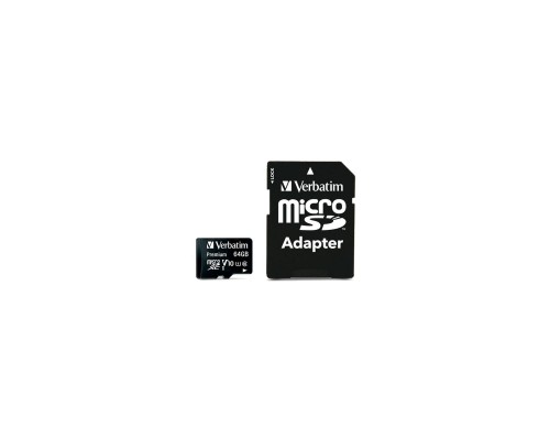 Карта пам'яті Verbatim 64GB microSDHC Class 10 (44084)