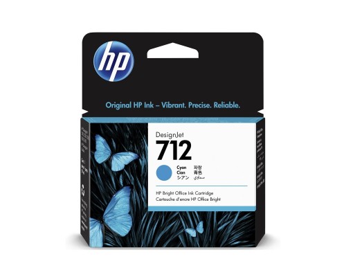 Картридж HP DJ No.712 DesignJet Т230/Т630 Cyan 29ml (3ED67A)