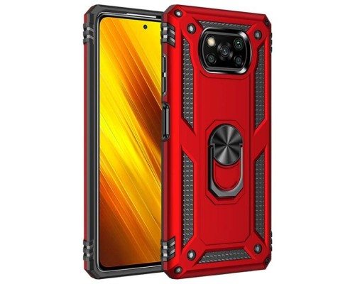 Чохол до мобільного телефона BeCover Military Poco X3 Red (705645)