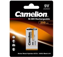 Акумулятор Крона 250mAh Ni-MH * 1 6F22-1BL Camelion (NH-9V250BP1)