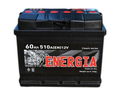 Акумулятор автомобільний ENERGIA 60Аh (000022387)