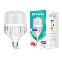 Лампочка TITANUM A138 50W E27 6500К (TL-HA138-50276)