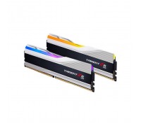 Модуль пам'яті для комп'ютера DDR5 32GB (2x16GB) 6000 MHz Trident Z5 RGB Silver G.Skill (F5-6000J4040F16GX2-TZ5RS)