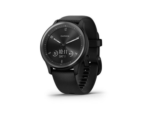 Смарт-годинник Garmin vivomove Sport, Black, Silicone, (010-02566-00)