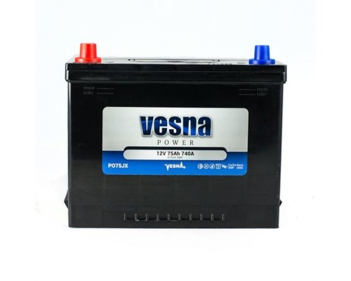 Акумулятор автомобільний Vesna 75 Ah/12V Vesna Japan (415 775)