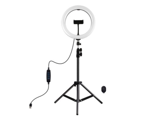 Набір блогера Puluz Ring USB LED lamp PKT3069B 10.2" + tripod 1.1 м (PKT3069B)