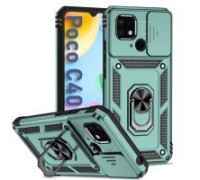 Чохол до мобільного телефона BeCover Military Poco C40 Dark Green (708204)