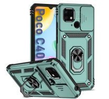 Чохол до мобільного телефона BeCover Military Poco C40 Dark Green (708204)