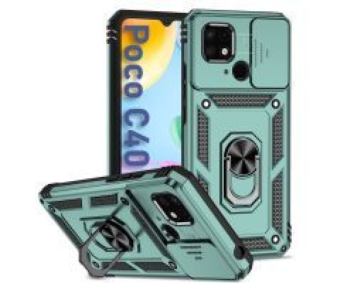 Чохол до мобільного телефона BeCover Military Poco C40 Dark Green (708204)