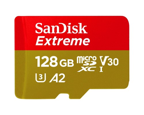 Карта пам'яті SanDisk 128GB microSD class 10 UHS-I U3 Extreme (SDSQXAA-128G-GN6MN)