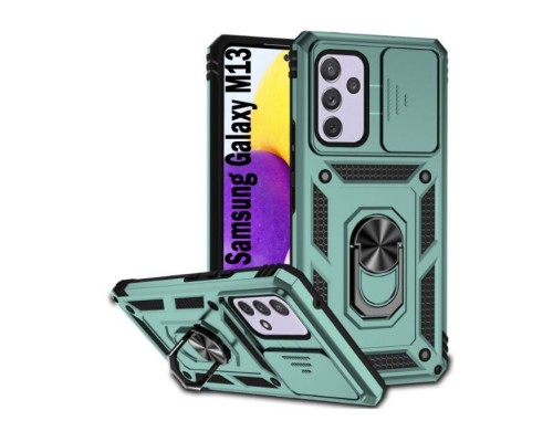 Чохол до мобільного телефона BeCover Military Samsung Galaxy M13 SM-M135 Dark Green (708209)