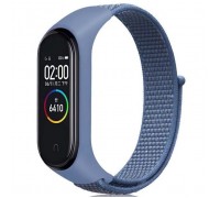 Ремінець до фітнес браслета BeCover Nylon Style для Xiaomi Mi Smart Band 5/6 Blue (705417)