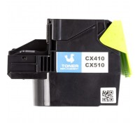 Картридж PowerPlant Lexmark CX410de CY (CX410/CX510) чип (PP-TFL286C)
