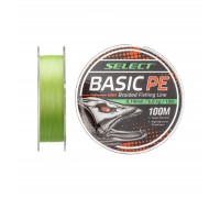 Шнур Select Basic PE 100m Light Green 0.10mm 10lb/4.8kg (1870.27.47)