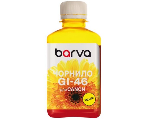 Чорнило Barva Canon GI-46 180 мл, , pigm. yellow (CGI46-910)