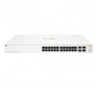 Комутатор мережевий HP 24GPoE(370W)-4SFP/SFP+ (JL684B) (JL684B)