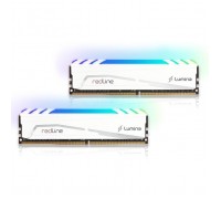 Модуль пам'яті для комп'ютера DDR4 16GB (2x8GB) 3600 MHz Redline Lumina RGB White Mushkin (MLB4C360JNNM8GX2)
