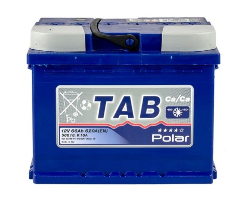 Акумулятор автомобільний TAB 66 Ah/12V Polar Blue (121 166)