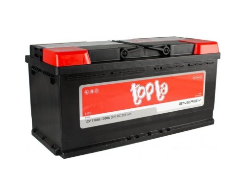 Акумулятор автомобільний Topla 110 Ah/12V TOP Euro (108 210T)