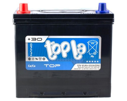 Акумулятор автомобільний Topla 65 Ah/12V Top Energy Japan (118 765)