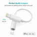 Перехідник Lightning to 3.5mm M 0.1m (4pin) MFI Choetech (AUX005)