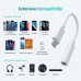 Перехідник Lightning to 3.5mm M 0.1m (4pin) MFI Choetech (AUX005)