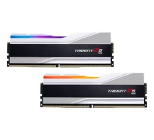 Модуль пам'яті для комп'ютера DDR5 32GB (2x16GB) 7800 MHz Trident Z5 RGB Silver G.Skill (F5-7800J3646H16GX2-TZ5RS)