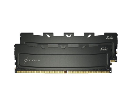 Модуль пам'яті для комп'ютера DDR4 32GB (2x16GB) 3200 MHz Black Kudos eXceleram (EKBLACK4323216XD)