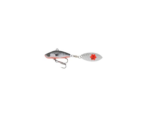 Блешня Savage Gear 3D Sticklebait Tailspin 80mm 18.0g Black Red (1854.44.02)