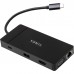 Концентратор Vinga USB-C 3.1 to VGA+HDMI+RJ45+3xUSB3.0+USB2.0+SD/TF+PD100W+Audio (VHYC10)