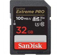 Карта пам'яті SanDisk 32GB SD class 10 UHS-I U3 V30 Extreme PRO (SDSDXXO-032G-GN4IN)