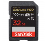 Карта пам'яті SanDisk 32GB SD class 10 UHS-I U3 V30 Extreme PRO (SDSDXXO-032G-GN4IN)