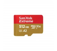 Карта пам'яті SanDisk 512GB microSD class 10 UHS-I U3 V30 Extreme (SDSQXAV-512G-GN6MN)