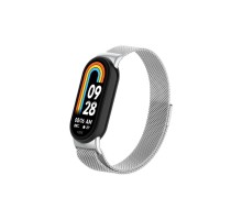 Ремінець до фітнес браслета Armorstandart Milanese Magnetic Band для Xiaomi Mi Band 8 Silver (ARM69917)