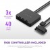 Кулер до корпусу NZXT F140RGB Duo (RF-D14SF-B1)
