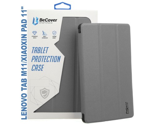 Чохол до планшета BeCover Smart Case Lenovo Tab M11 (2024) TB-TB330FU/Xiaoxin Pad 11 (2024) 11″ Gray (710753)