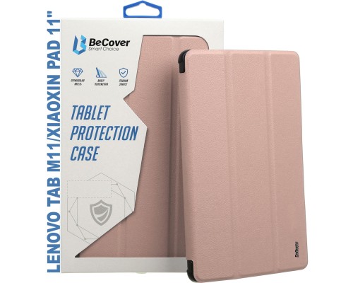 Чохол до планшета BeCover Smart Case Lenovo Tab M11 (2024) TB-TB330FU/Xiaoxin Pad 11 (2024) 11″ Rose Gold (710755)