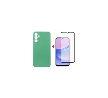 Чохол до мобільного телефона Dengos Kit for Samsung Galaxy A25 5G case + glass (Mint) (DG-KM-60)