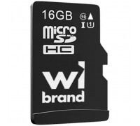 Карта пам'яті Wibrand 16GB microSD class 10 UHS-I (WICDHU1/16GB)