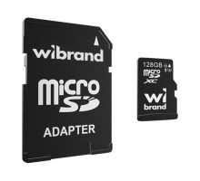 Карта пам'яті Wibrand 128GB mictoSD class 10 UHS-I U3 (WICDHU3/128GB-A)