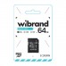Карта пам'яті Wibrand 64GB mictoSD class 10 UHS-I (WICDXU1/64GB-A)