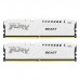 Модуль пам'яті для комп'ютера DDR5 32GB (2x16GB) 6000 MHz Beast White EXPO Kingston Fury (ex.HyperX) (KF560C30BWEK2-32)