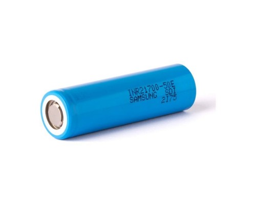 Акумулятор 21700 4900mAh, 10A, 4.2/3.6/2.5V, Blue Samsung (INR21700-50E / 31895)