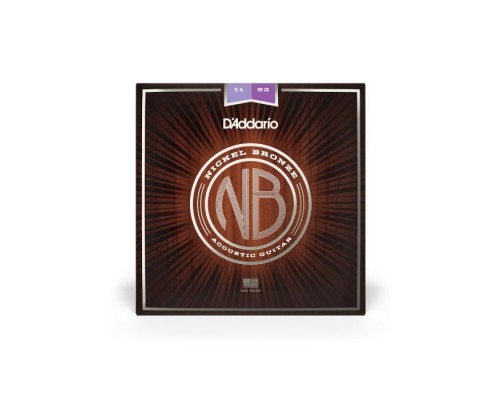 Струни для гітари D'Addario Nickel Bronze Custom Light (11-52) (NB1152)