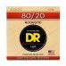 Струни для гітари DR Strings HI-BEAM Acoustic 80/20 Bronze - Light (12-54) (HA-12)